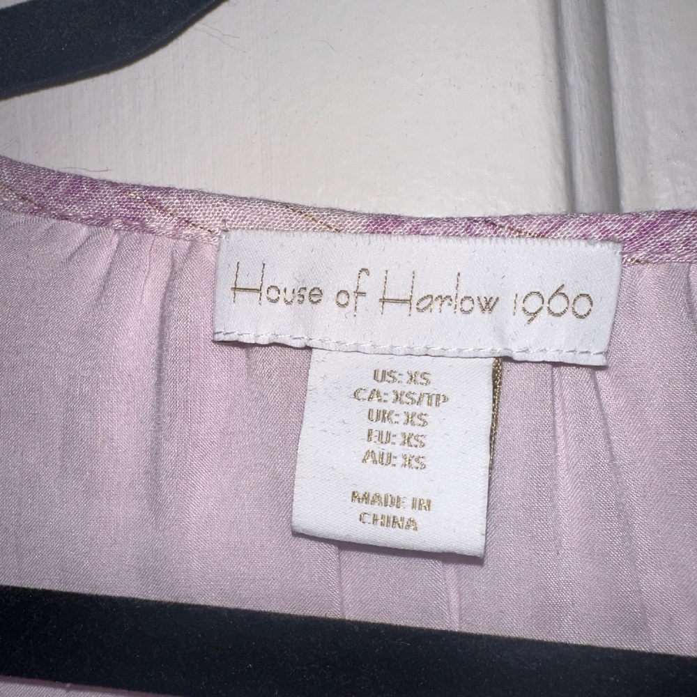 House of Harlow 1960 Pink Paisley Dress - Picture 4 of 5